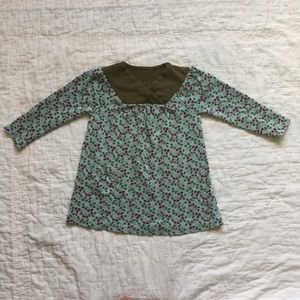 Tea Collection Floral long sleeve dress size 2/2T
